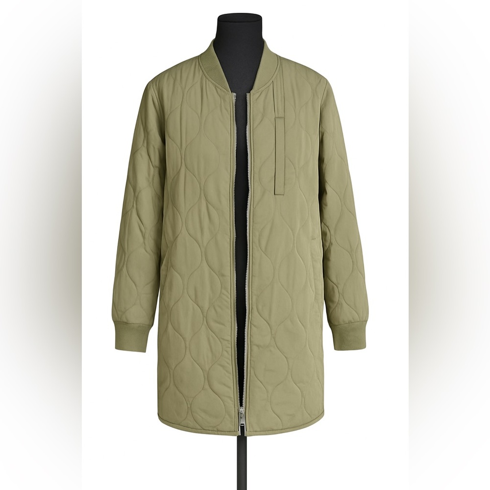 Zella Sage Quilted Puffer Coat